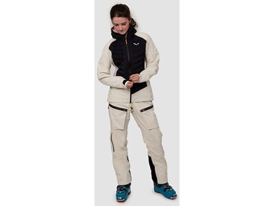 SALEWA Damen Funktionsjacke SELLA PTX 3L W HYB JACKET Braun