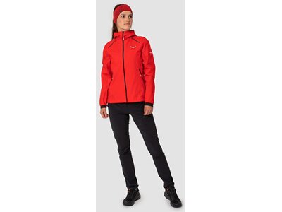 SALEWA Damen Funktionsjacke PEDROC PTX 2.5 W LIGHT JACKET. Rot