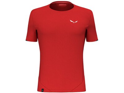 SALEWA Herren Shirt PEDROC DRY M HYB T-SHIRT. Rot