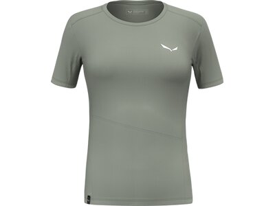 SALEWA Damen Shirt PUEZ SPORTY DRY W T-SHIRT Grau