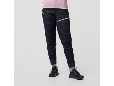 SALEWA Damen Hose VENTO HEMP/DST 2 IN 1 PANT W Schwarz