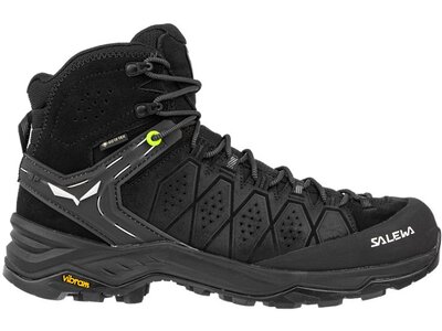 SALEWA Herren Trekkingstiefel MS ALP TRAINER 2 MID GTX Schwarz