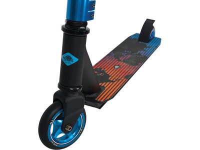 SCHILDKRÖT Scooter Schildkröt Stunt Scooter Untwist, Design: Galaxy, wertiger Stunt Scooter mit Alu- Grau