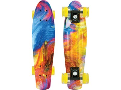 SCHILDKRÖT Skateboard Retro Skateboard FREE SPIRIT 22´ Hurricane Orange