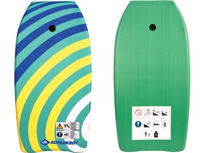 SCHILDKRÖT Schildkröt Schwimmbrett Bodyboard L, mit Nylonüberzug und EPS Schaumstoff-Kern, 93 x 46 c Grün