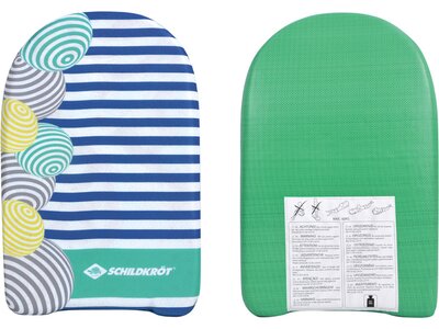 SCHILDKRÖT Schildkröt Schwimmbrett Bodyboard S, mit Nylonüberzug und EPS Schaumstoff-Kern, 49 x 33 c Grün