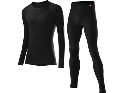 LÖFFLER Herren SET LANG TRANSTEX® WARM Schwarz