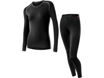 LÖFFLER Damen SET LANG TRANSTEX® WARM Schwarz