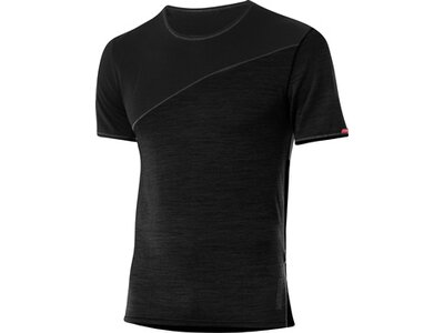 LÖFFLER Herren SHIRT S/S TRANSTEX MERINO Schwarz