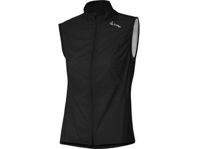 LÖFFLER Damen Weste W BIKE VEST WPM POCKET Schwarz