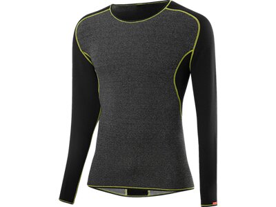 LÖFFLER Herren Unterhemd M SHIRT L/S TRANSTEX WARM CB Schwarz