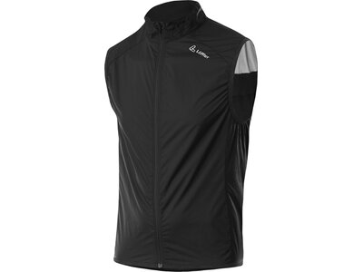 LÖFFLER Herren Weste M BIKE VEST CF WPM POCKET Schwarz