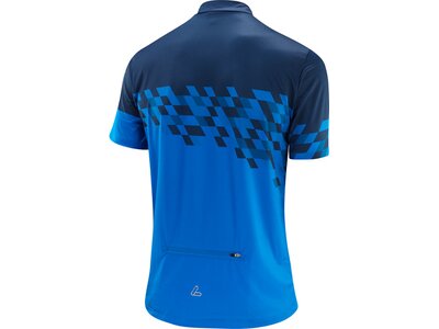 LÖFFLER Herren Trikot M BIKE SHIRT HZ EROSION Blau