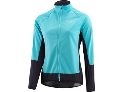 LÖFFLER Damen Funktionsjacke W BIKE JACKET ALPHA II WS LIGH Blau