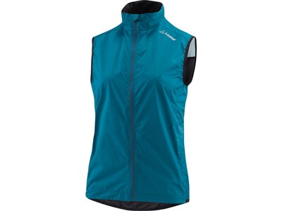 LÖFFLER Damen Weste W BIKE VEST CF WPM POCKET Blau