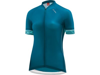 LÖFFLER Damen Trikot W BIKE JERSEY FZ VENT Blau