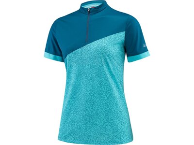 LÖFFLER Damen Trikot W BIKE SHIRT HZ STINE Blau