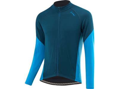 LÖFFLER Herren Trikot M BIKE L/S JERSEY WOOL Blau