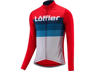LÖFFLER Herren Trikot M BIKE L/S JERSEY MESSENGER MI Rot