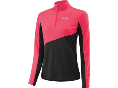 LÖFFLER Damen Rolli W MIDLAYER TRANSTEX WAFFLE Pink