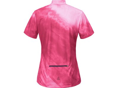 LÖFFLER Damen Trikot DA. BIKE SHIRT CLOUDY 2 Pink