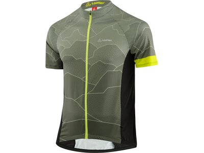 LÖFFLER Herren Trikot M BIKE JERSEY FZ HILLS MID Grün