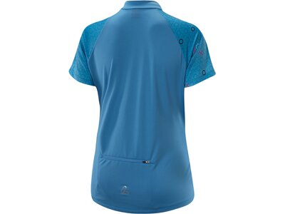 LÖFFLER Damen Trikot W BIKE SHIRT HZ AXO RISE Blau