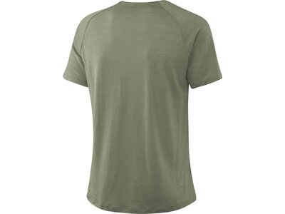 LÖFFLER Herren Trikot M PRINTSHIRT LIG MERINO-TENCEL Grün