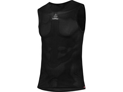 LÖFFLER Herren Unterhemd M BIKE SINGLET TRANSTEX LIGHT Schwarz