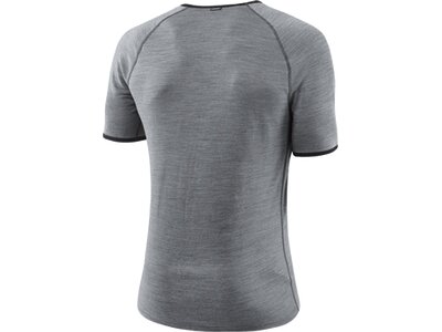 LÖFFLER Herren Unterhemd M SHIRT S/S TRANSTEX MERINO Grau