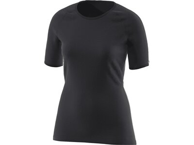 LÖFFLER Damen Unterhemd W SHIRT S/S TRANSTEX MERINO Schwarz
