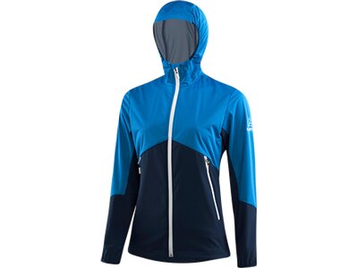 LÖFFLER Damen Funktionsjacke W HOODED JACKET VENTICA WS LIG Blau