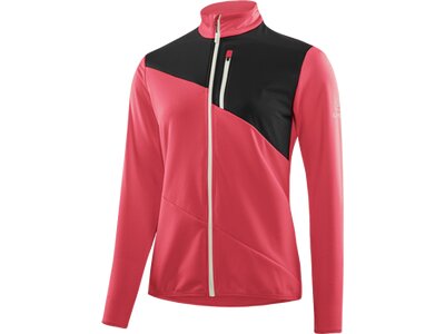 LÖFFLER Damen Rolli W MIDJACKET TOUR STRETCHFLEECE Rot