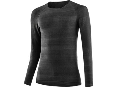 LÖFFLER Herren Unterhemd M SHIRT L/S TRANSTEX HYBRID Schwarz