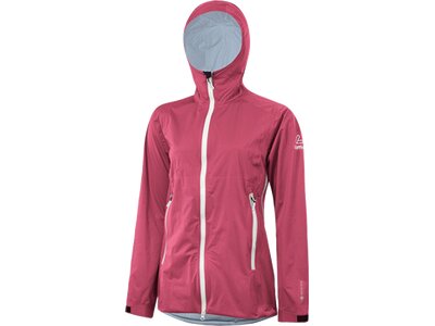 LÖFFLER Damen Regenjacke W HOODED JACKET GTX ACTIVE Rot