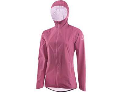 LÖFFLER Damen Regenjacke W HOODED JACKET WPM POCKET Lila