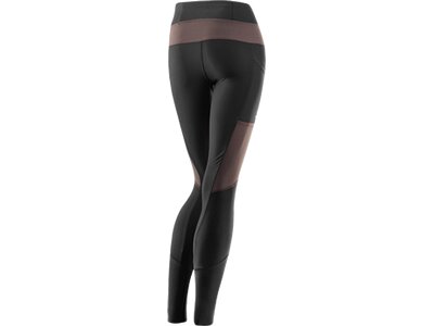 LÖFFLER Damen Tights W LONG TIGHTS PATCHES Schwarz