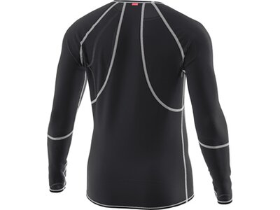 LÖFFLER Herren Unterhemd M SHIRT L/S AIRVENT TRANSTEX Schwarz
