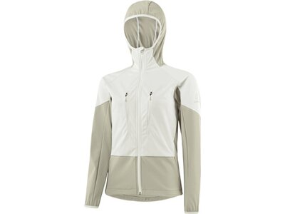 LÖFFLER Damen Funktionsjacke W HOODED JACKET VENTIGA WS LIG Silber