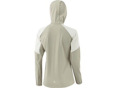 LÖFFLER Damen Funktionsjacke W HOODED JACKET VENTIGA WS LIG Silber