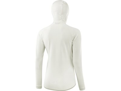 LÖFFLER Damen Funktionsjacke W HOODY WINDFLEECE TS Silber