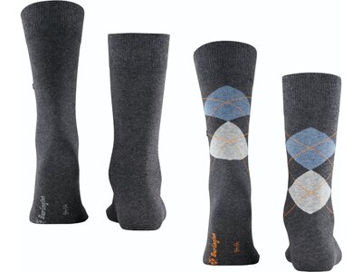 BURLINGTON Everyday 2-Pack Herren Socken Grau