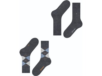 BURLINGTON Everyday 2-Pack Herren Socken Grau