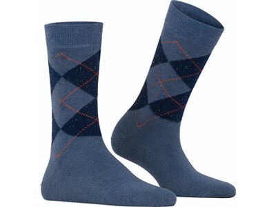 BURLINGTON Neon Pixel Queen Damen Socken Blau