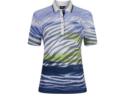 CANYON Damen Poloshirt 1/2 Arm Blau