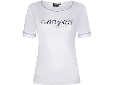 CANYON Damen T-Shirt 1/2 Arm Weiß