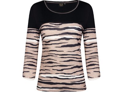 CANYON Damen T-Shirt 3/4 Arm Braun