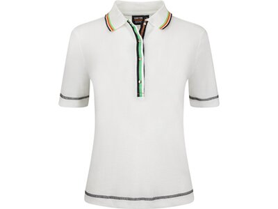 CANYON Damen Polo Poloshirt 1/2 Arm Weiß