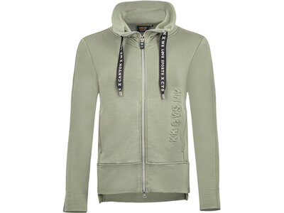 CANYON Damen Funktionsjacke Sweatjacke mit Kapuze Grün
