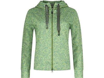 CANYON Damen Funktionsjacke Sweatjacke mit Kapuze Grün